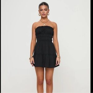 Princess Polly black strapless Dress